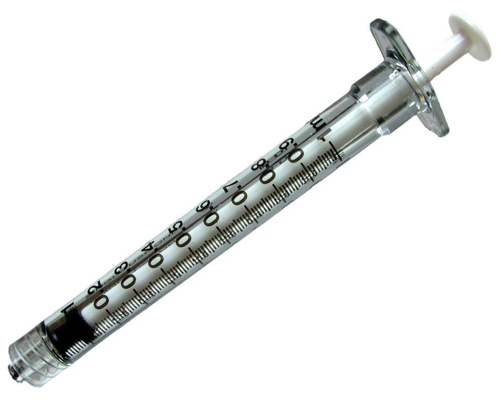 1mL Syringe with Luer-Lok Tip (50 pack)